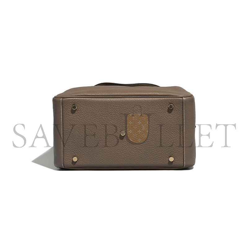 H**mes MASTER LINDY 30 CLEMENCE ETOUPE BAG (30*19*16cm)